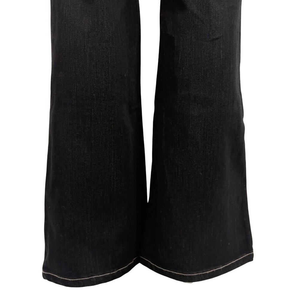 NWT White House Black Market Black Rhinestone Flare Jeans 4 | Indie Sleaze Retro - Picture 11 of 16